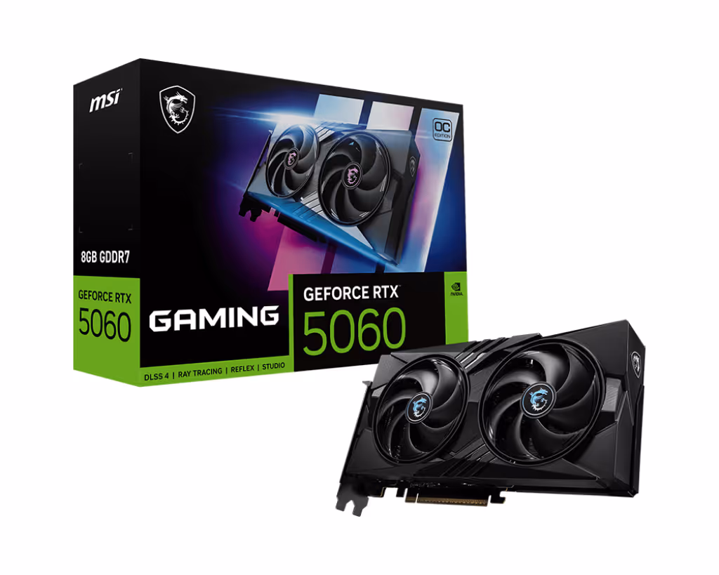 msi GeForce RTX 5060 8G GAMING OC image 1