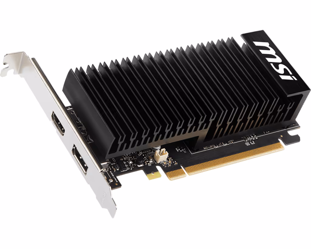 msi GeForce GT 1030 4GB GDDR4 Low Profile OC image 3