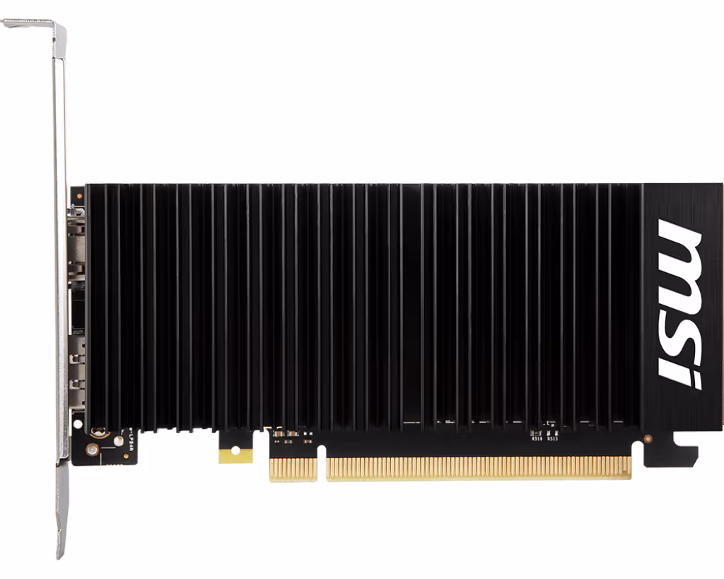 msi GeForce GT 1030 2GB GDDR4 Low Profile Passive image 2