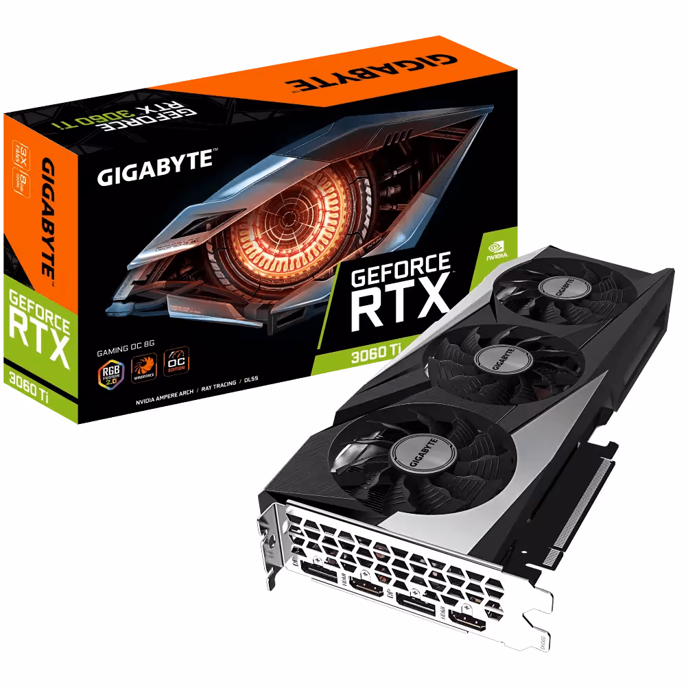 gigabyte GeForce RTX 3060 Ti Gaming OC LHR 8 Go GDDR6 image 1