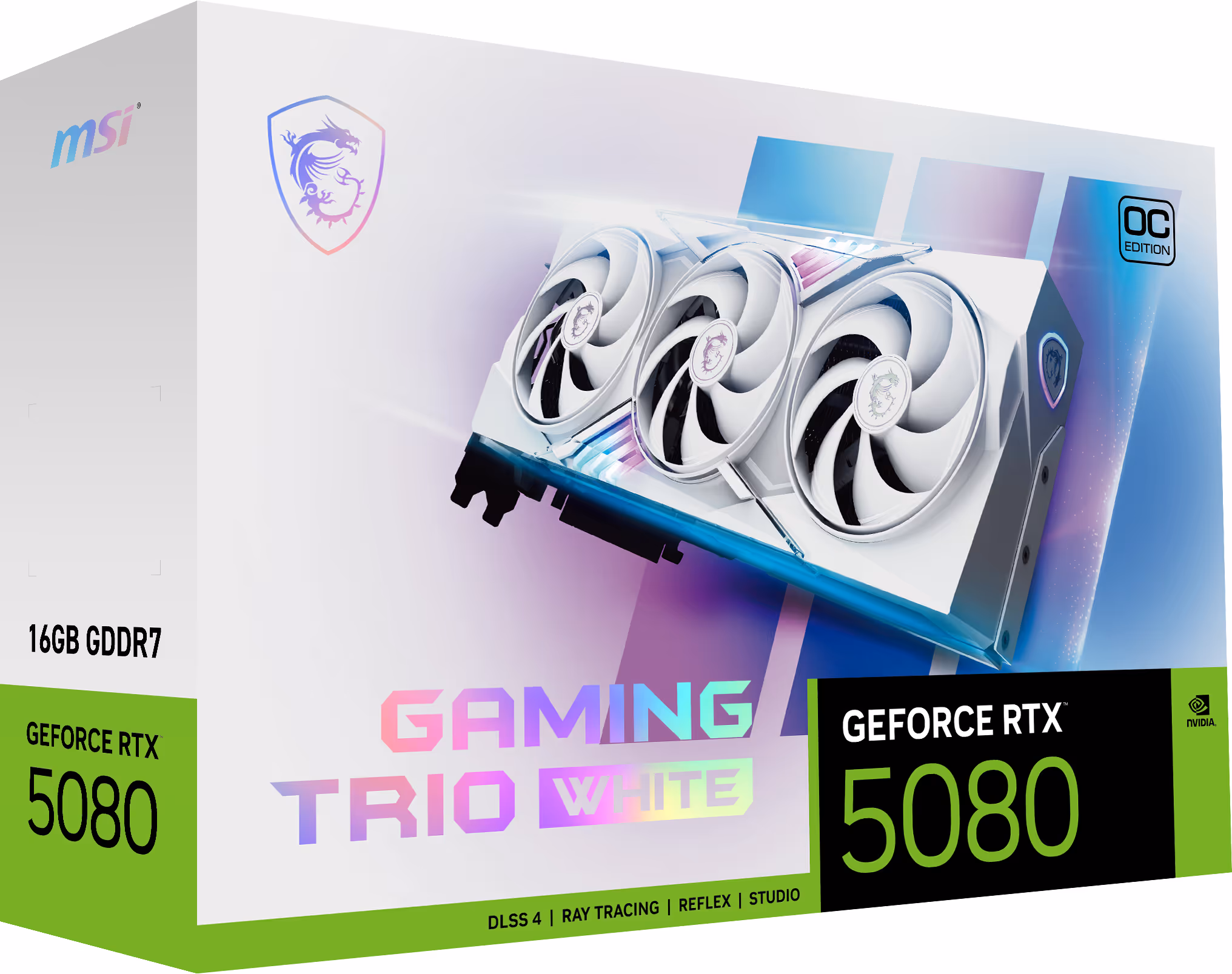 msi GeForce RTX 5080 16G GAMING TRIO OC WHITE image 2