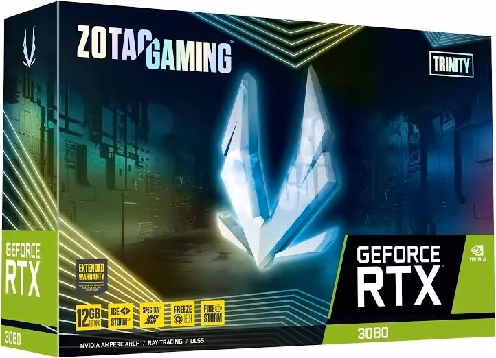 Zotac Gaming Geforce RTX 3080 TRINITY LHR 12 Go GDDR6X image 4