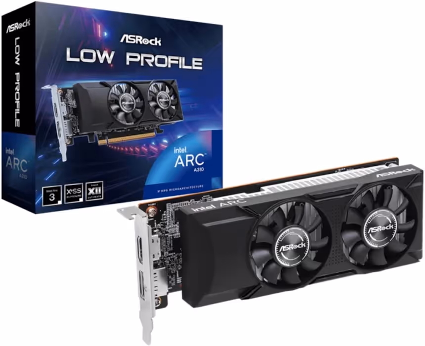 ASRock Intel Arc A310 4GB GDDR6 Low Profile image 4