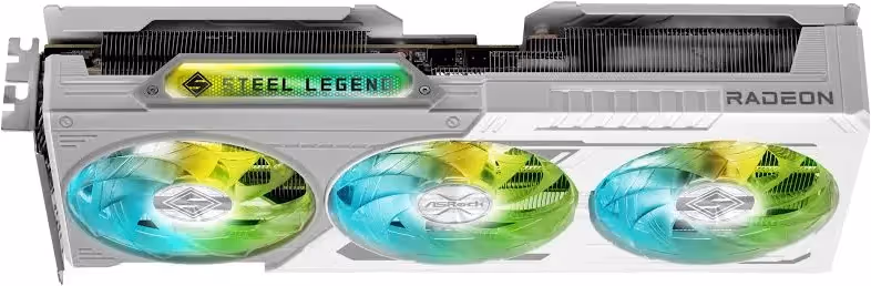 ASRock Radeon RX 9060 XT Steel Legend 16GB GDDR6 PCIe 5.0 OC image 2