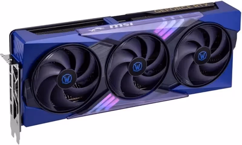 MSI GeForce RTX 5070 12G GDDR7 World of Warcraft MIDNIGHT VOID EDITION OC Reflex 2 RTX image 2