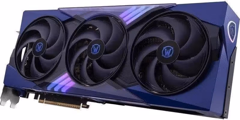 MSI GeForce RTX 5070 12G GDDR7 World of Warcraft MIDNIGHT VOID EDITION OC Reflex 2 RTX image 3