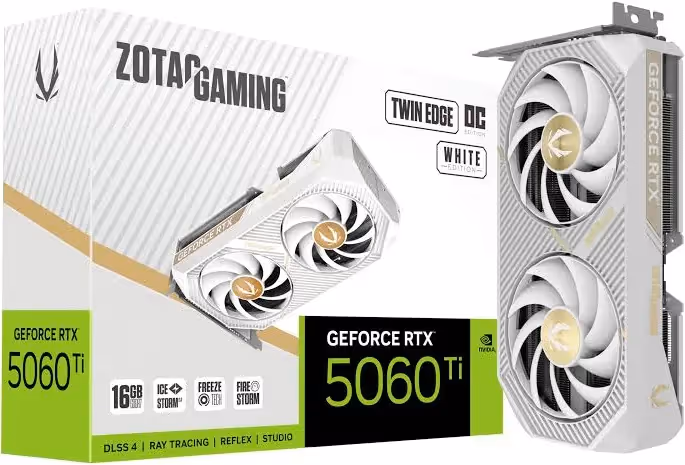 Zotac GeForce RTX 5060 Ti Twin Edge OC 16GB GDDR7 Reflex 2 RTX 