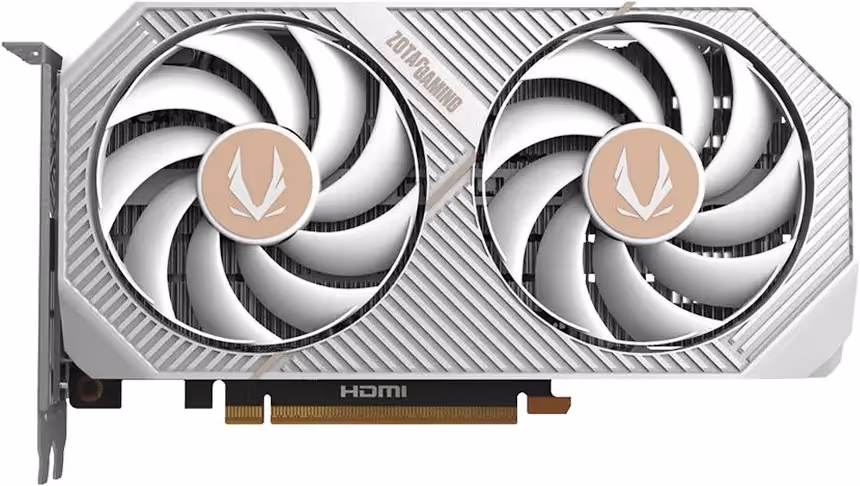 Zotac GeForce RTX 5060 Twin Edge OC White Edition 8GB GDDR7 Reflex 2 RTX image 2