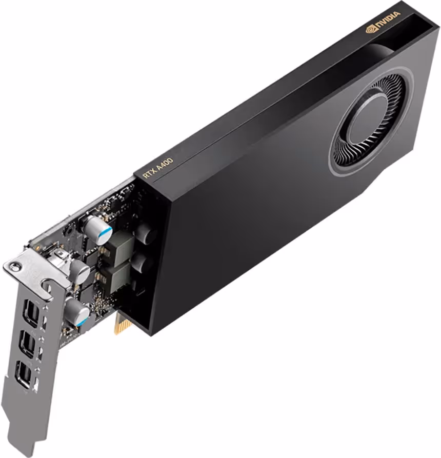 PNY VCNRTXA400-SB RTX A400 4GB GDDR6 PCI Express x8 4.0 image 2