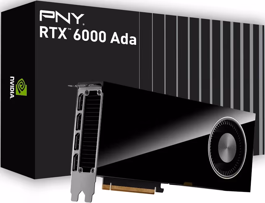 PNY NVIDIA RTX 6000 ADA 24 Go GDDR6 Ray Tracing IA image 1