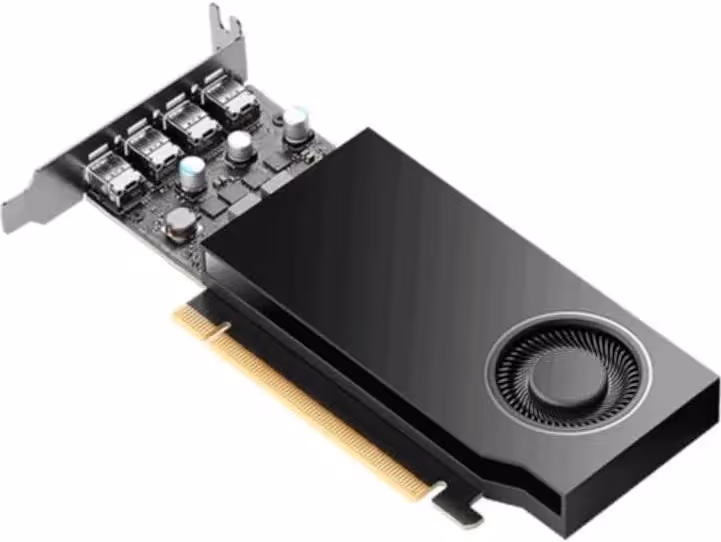 PNY RTX A400 4GB GDDR6 Low Profile PCIe x8 pour gaming et multimédia image 3