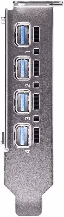 PNY RTX A400 4GB GDDR6 Low Profile PCIe x8 pour gaming et multimédia image 1
