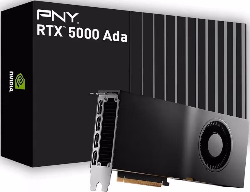 PNY RTX 5000 Ada 32 Go GDDR6 256-bit PCI-Express x16 4.0 image 4