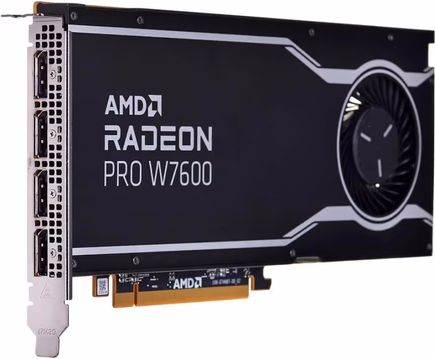 AMD AMD Radeon Pro W7600 8 Go GDDR6 PCIe 4.0 7680 x 4320 image 4