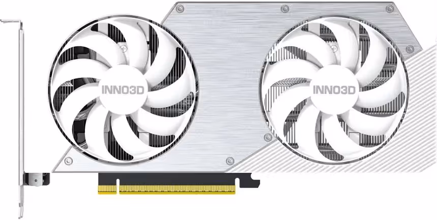 INNO3D GeForce RTX 5060 Ti TWIN X2 OC 16 Go GDDR7 Reflex 2 RTX Blanc image 1