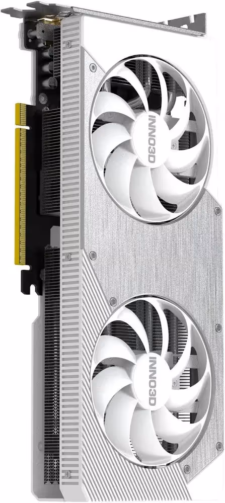 INNO3D GeForce RTX 5060 Ti TWIN X2 OC 16 Go GDDR7 Reflex 2 RTX Blanc image 4