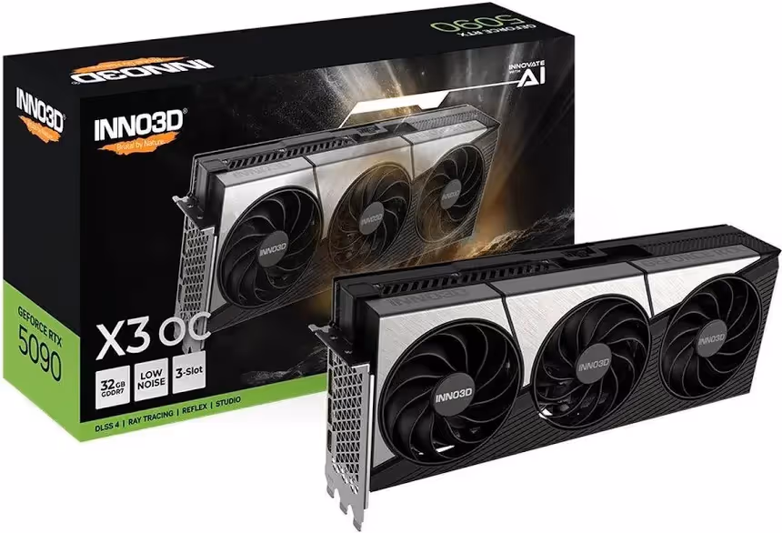 INNO3D GeForce RTX 5090 X3 OC 32 Go GDDR7 Reflex 2 RTX image 4
