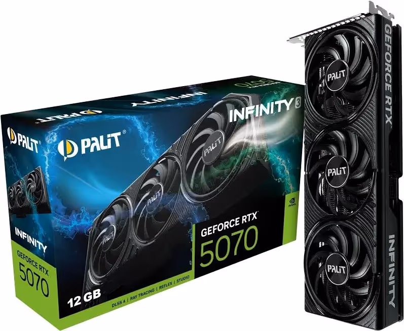 Palit GeForce RTX 5070 Infinity 3 12 Go GDDR7 Reflex 2 RTX image 3