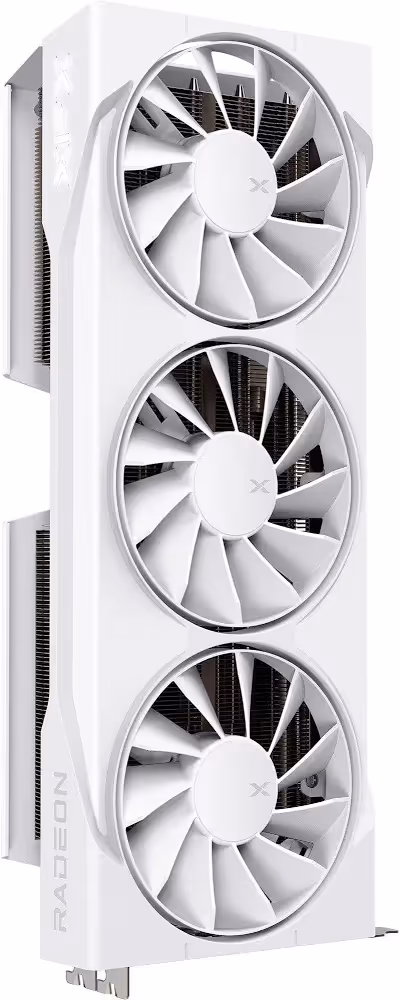 XFX SWIFT AMD Radeon RX 9070 OC Triple ventilateur 16 Go GDDR6 FSR 4 Blanc image 4