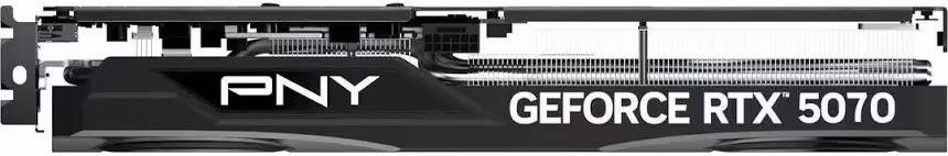 PNY GeForce RTX 5070 Overclockée Triple Ventilateur 12 Go GDDR7 Reflex 2 RTX image 4