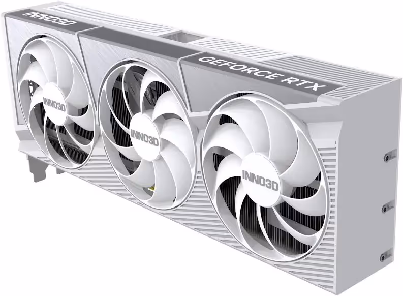 INNO3D GeForce RTX 5080 X3 OC 16 Go GDDR7 Reflex 2 RTX Blanc image 3