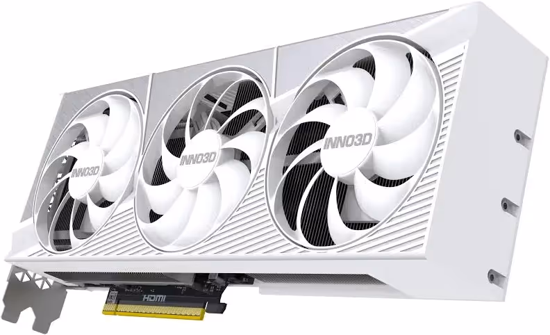 INNO3D GeForce RTX 5080 X3 OC 16 Go GDDR7 Reflex 2 RTX Blanc image 4