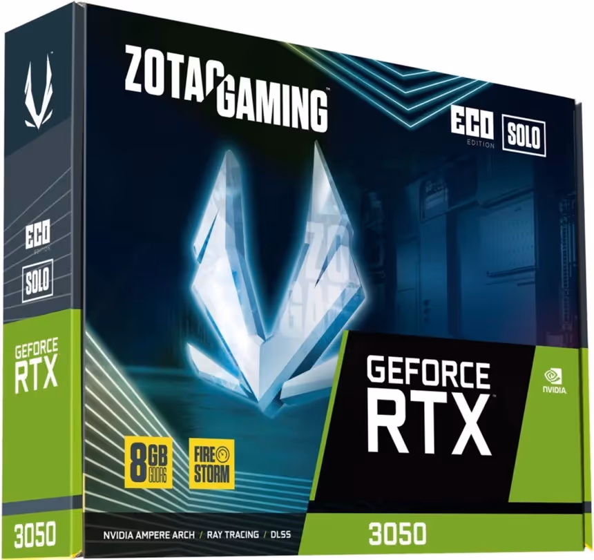 Zotac GAMING GeForce RTX 3050 Eco Solo NVIDIA 8 Go GDDR6 image 4