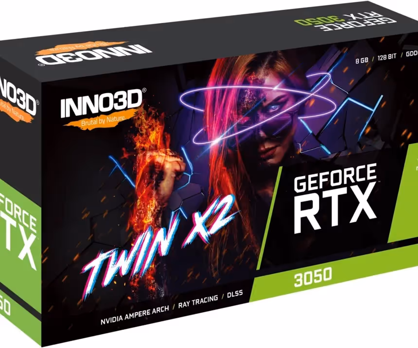 INNO3D GeForce RTX 3050 Twin X2 image 1