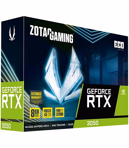 Zotac Gaming GeForce RTX 3050 ECO 8 Go GDDR6