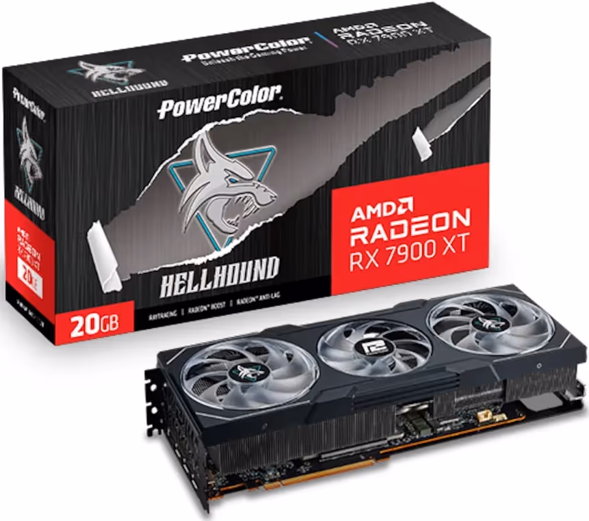 Powercolor AMD Radeon RX 7900 XT 20G-L/OC 20 Go GDDR6 image 3