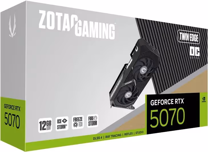 Zotac GeForce RTX 5070 Twin Edge OC image 1