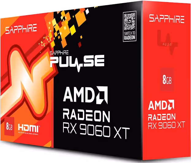 Sapphire Pulse Radeon RX 9060 XT GAMING OC 8GB image 3