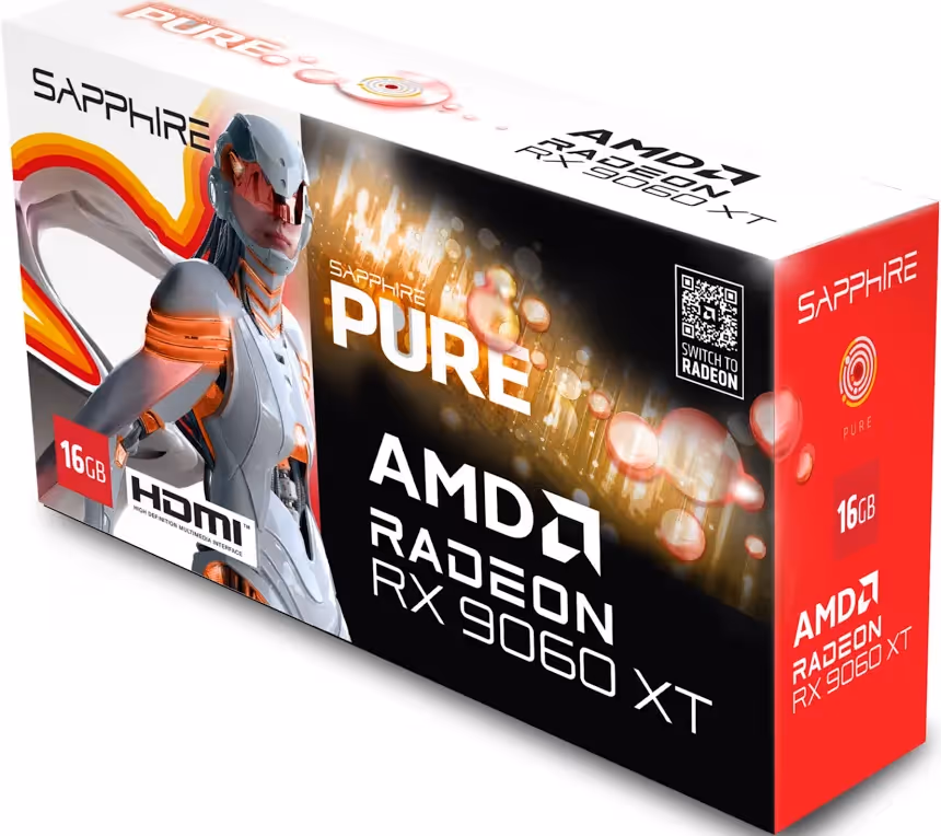 Sapphire Radeon RX 9060 XT PURE 16Go image 4