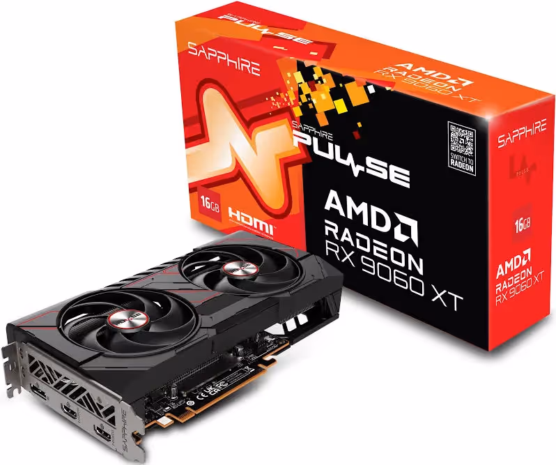 Sapphire Radeon RX 9060 XT PULSE 16GB image 1