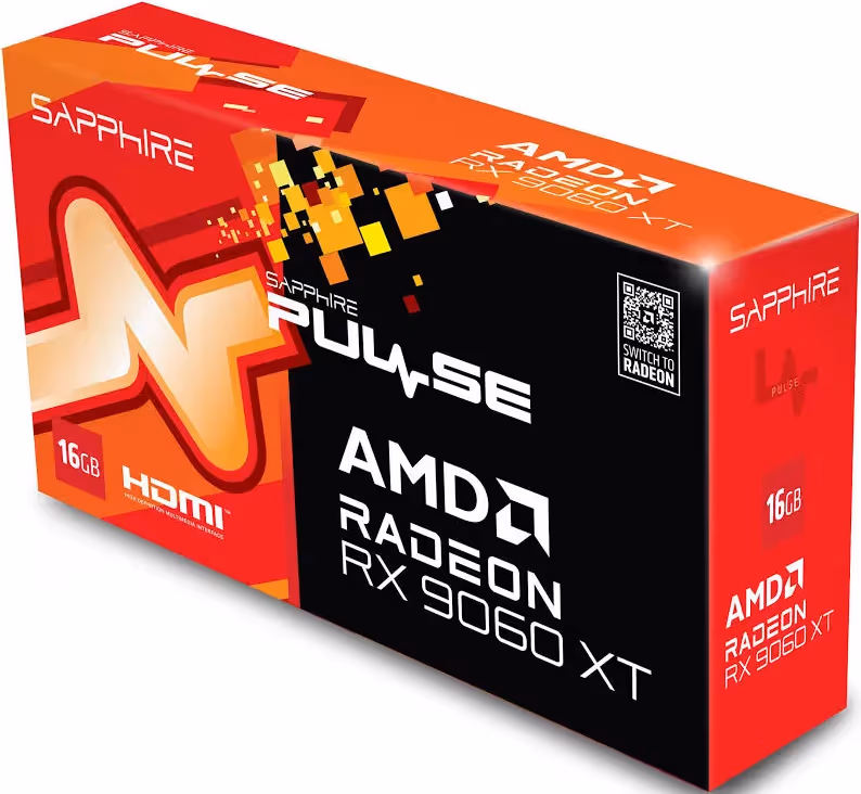 Sapphire Radeon RX 9060 XT PULSE 16GB image 2