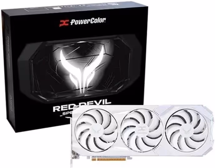 Powercolor Radeon RX 9070 XT Red Devil 16GB OC WHITE image 1