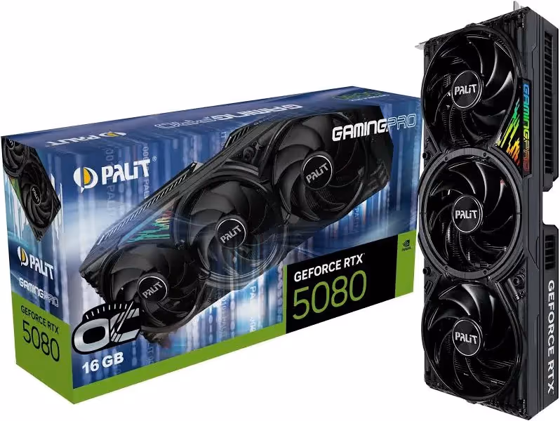 Palit RTX 5080 GamingPro OC 16GB image 1
