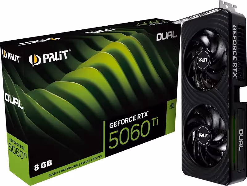 Palit RTX 5060 Ti Dual 8GB GDDR7 image 1