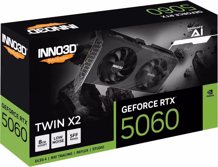 INNO3D GeForce RTX 5060 TWIN X2 8GB image 2