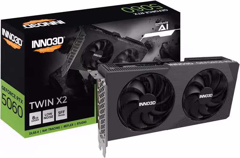 INNO3D GeForce RTX 5060 TWIN X2 8GB  image 1