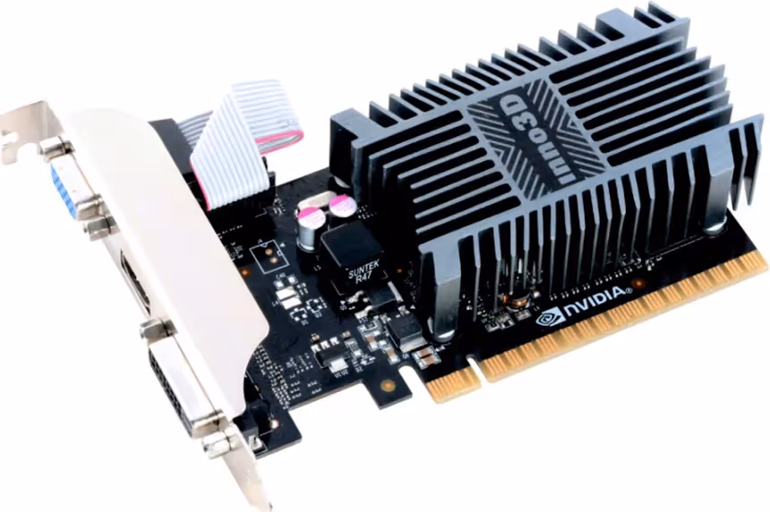 INNO3D N710-1SDV-E3BX NVIDIA GeForce GT 710 2 Go GDDR3 image 1