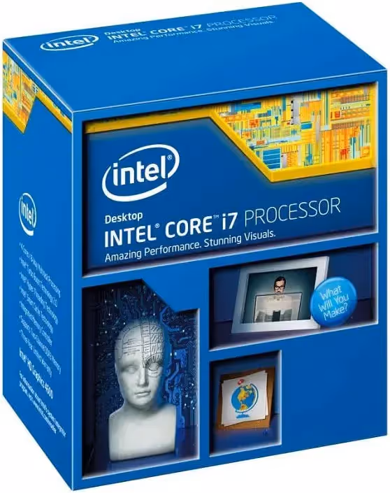 Processeur Intel Core i7 4790K à 4 GHz - processeur vue principale