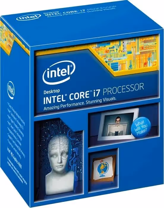 Processeur Intel Core i7 4770K à 3.5 GHz - vue 3