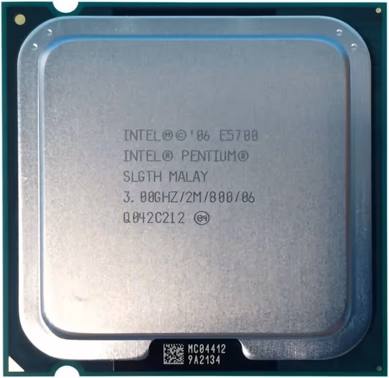 Processeur Intel Pentium E5700 3.00GHz SLGTH LGA775 2Mo - vue 3