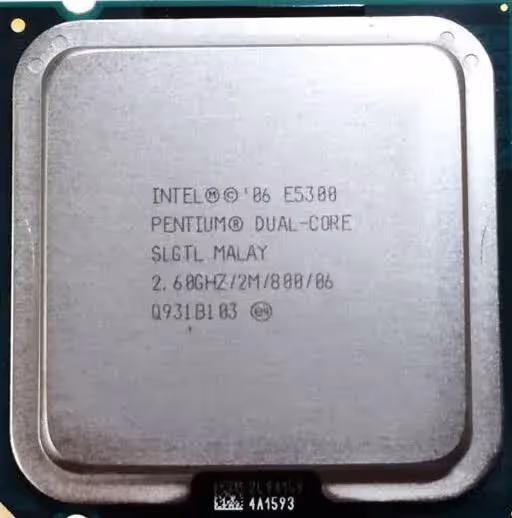 Processeur Intel Pentium D E5300 2.60GHz SLGTL LGA775 2Mo - vue 3