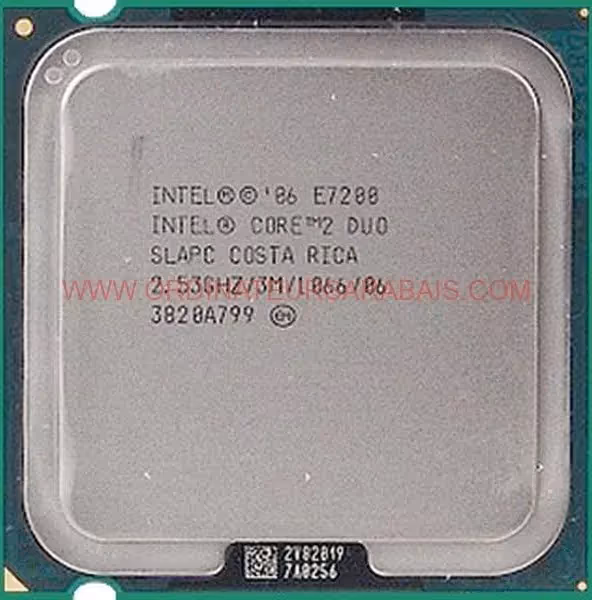 Processeur Intel Core 2 Duo E7200 2.53GHz SLAPC LGA775 3Mo - processeur vue principale