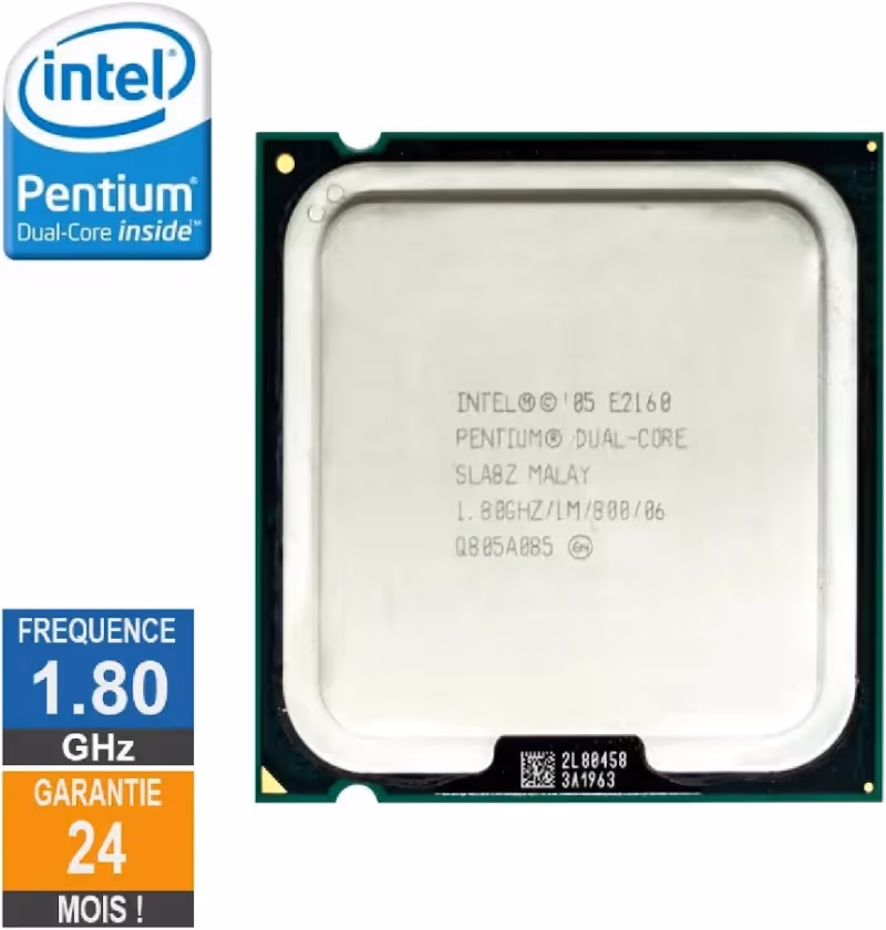 Processeur Intel Pentium D E2160 1.80GHz SLA8Z LGA775 1Mo - processeur vue principale