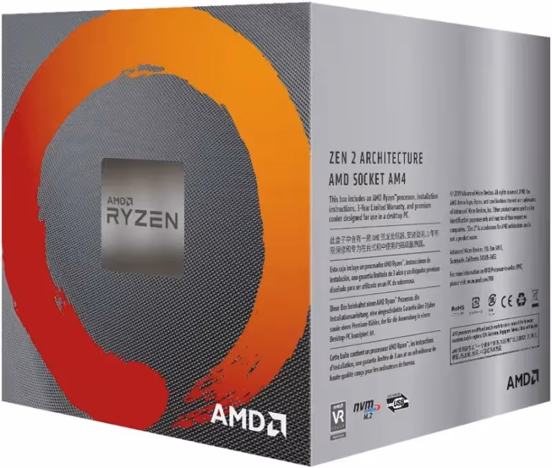 AMD Ryzen 5 3400G 3,7 GHz - vue 2