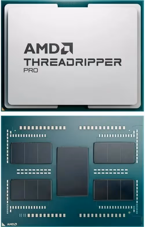 AMD Ryzen Threadripper PRO 7995WX 2,5/5,1 GHz - vue 3