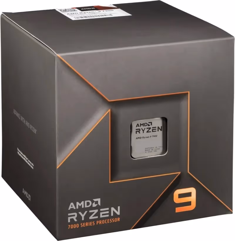 AMD Ryzen 9 7900 3,7/5,4 GHz - vue 2